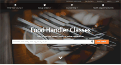 Desktop Screenshot of foodhandlerclasses.com