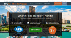 Desktop Screenshot of illinois.foodhandlerclasses.com